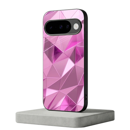 Blush Mosaic google pixel 10 mobile cover | shockproof glass phone case