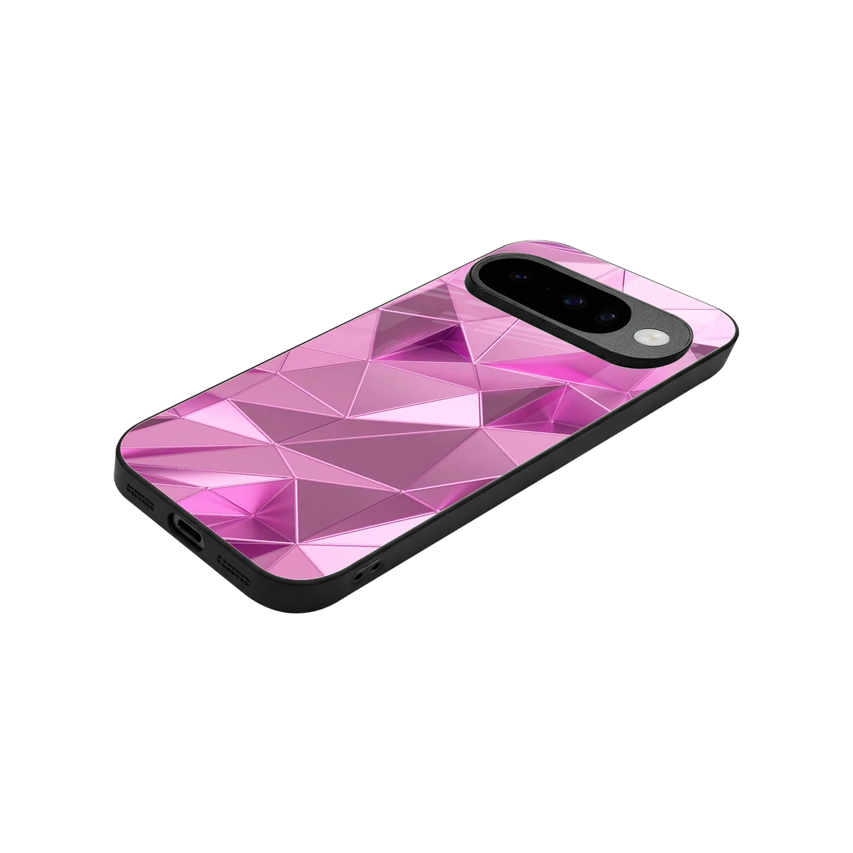 Blush Mosaic stylish phone case for google pixel 10 | glossy glass and slim fit