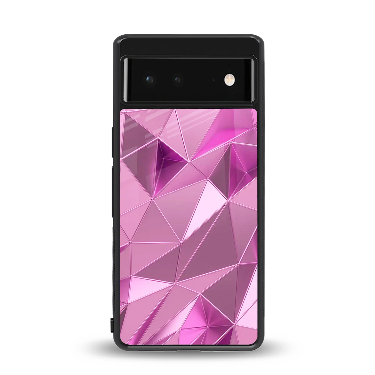 Blush Mosaic back phone cover | glass case for google pixel 6
