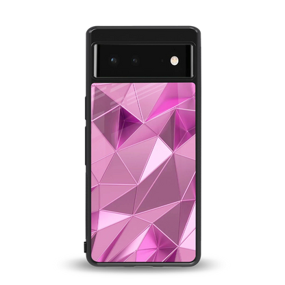 Blush Mosaic back phone cover | glass case for google pixel 6a