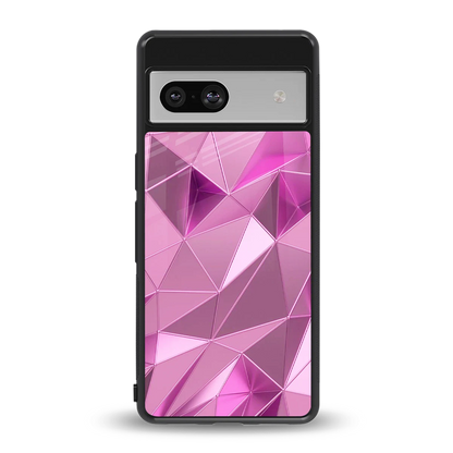 Blush Mosaic back phone cover | glass case for google pixel 7