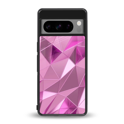 Blush Mosaic back phone cover | glass case for google pixel 8 pro