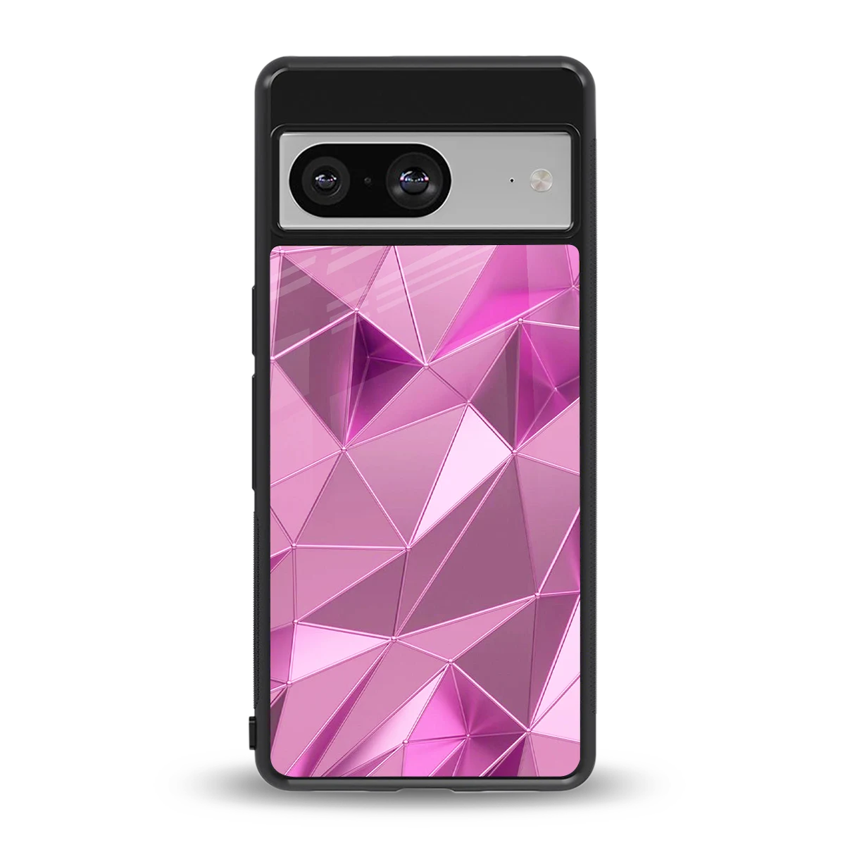 Blush Mosaic back phone cover | glass case for google pixel 8