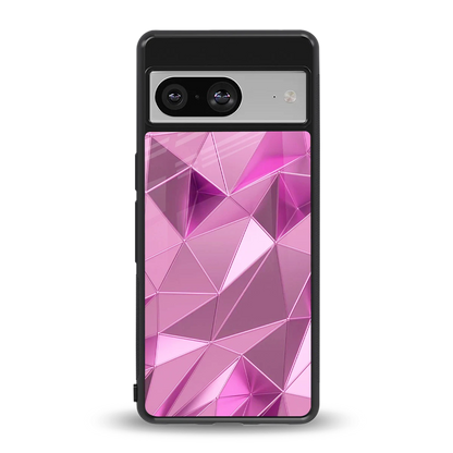 Blush Mosaic back phone cover | glass case for google pixel 8