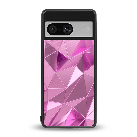 Blush Mosaic back phone cover | glass case for google pixel 8
