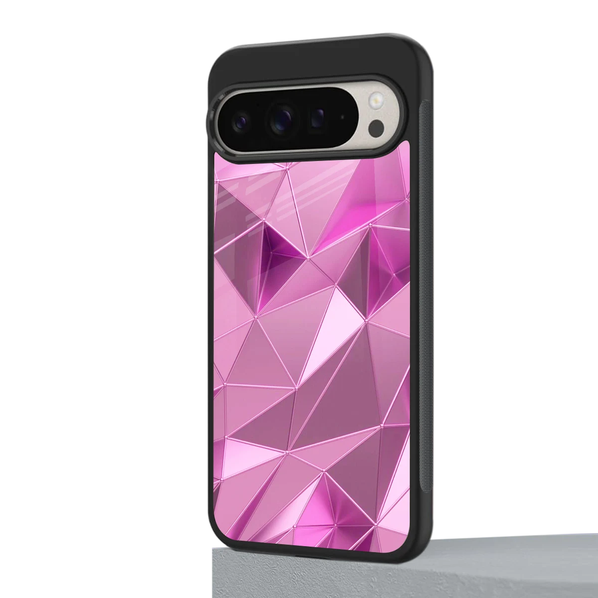 Blush Mosaic google pixel 9 pro mobile cover | shockproof glass phone case