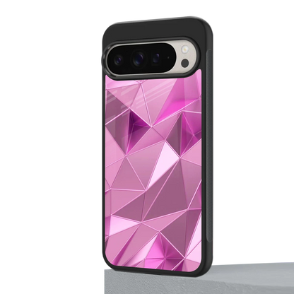 Blush Mosaic google pixel 9 pro mobile cover | shockproof glass phone case