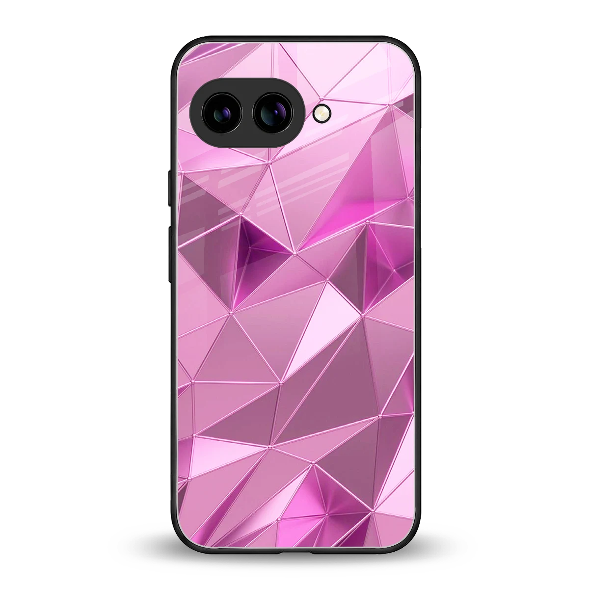 Blush Mosaic back phone cover | glass case for google pixel 10a