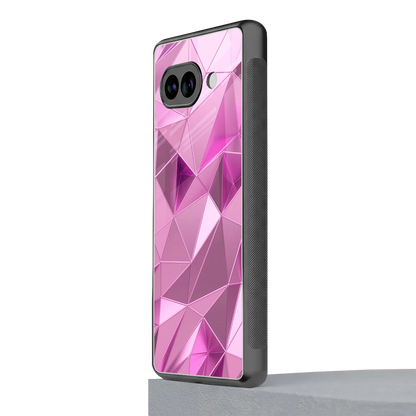 Blush Mosaic google pixel 10a mobile cover | shockproof glass phone case
