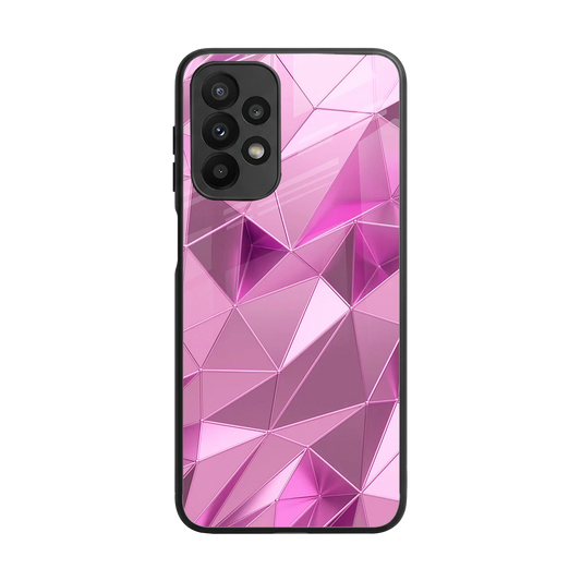 Blush Mosaic back phone cover | glass case for samsung galaxy a23