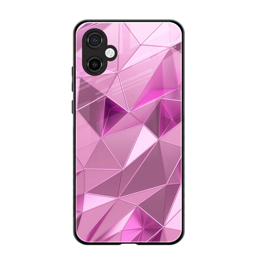 Blush Mosaic back phone cover | glass case for samsung galaxy a06 5g