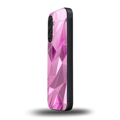 Blush Mosaic samsung galaxy m35 5g mobile cover | shockproof glass phone case