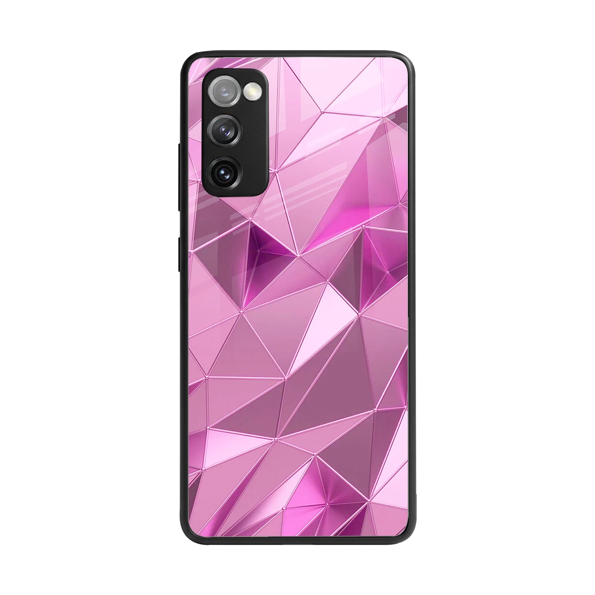 Blush Mosaic back phone cover | glass case for samsung galaxy s20 fe