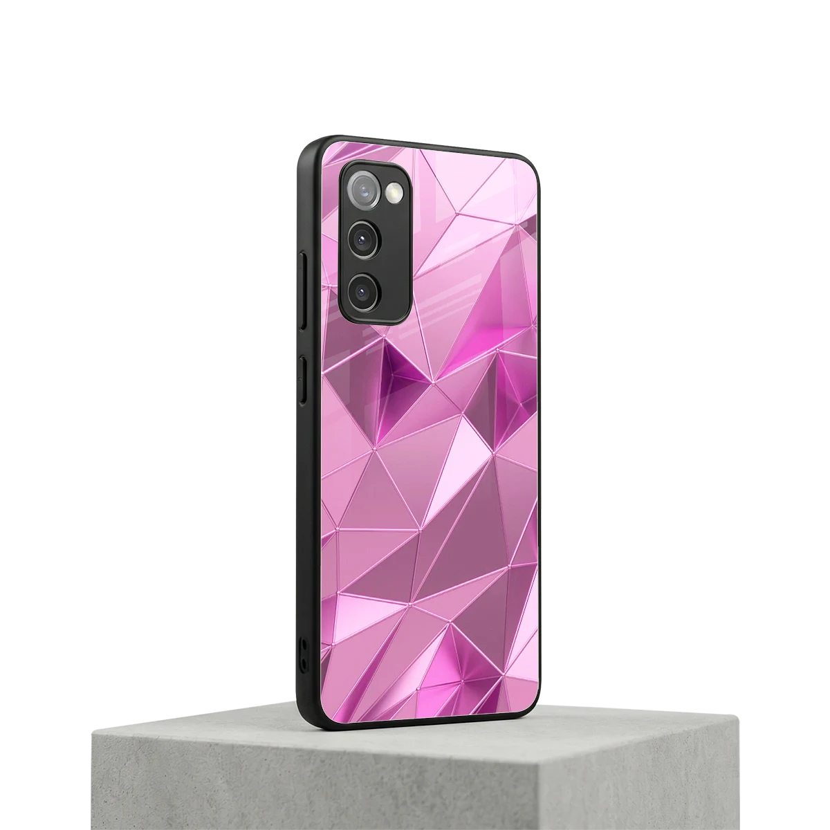 Blush Mosaic samsung galaxy s20 fe mobile cover | shockproof glass phone case