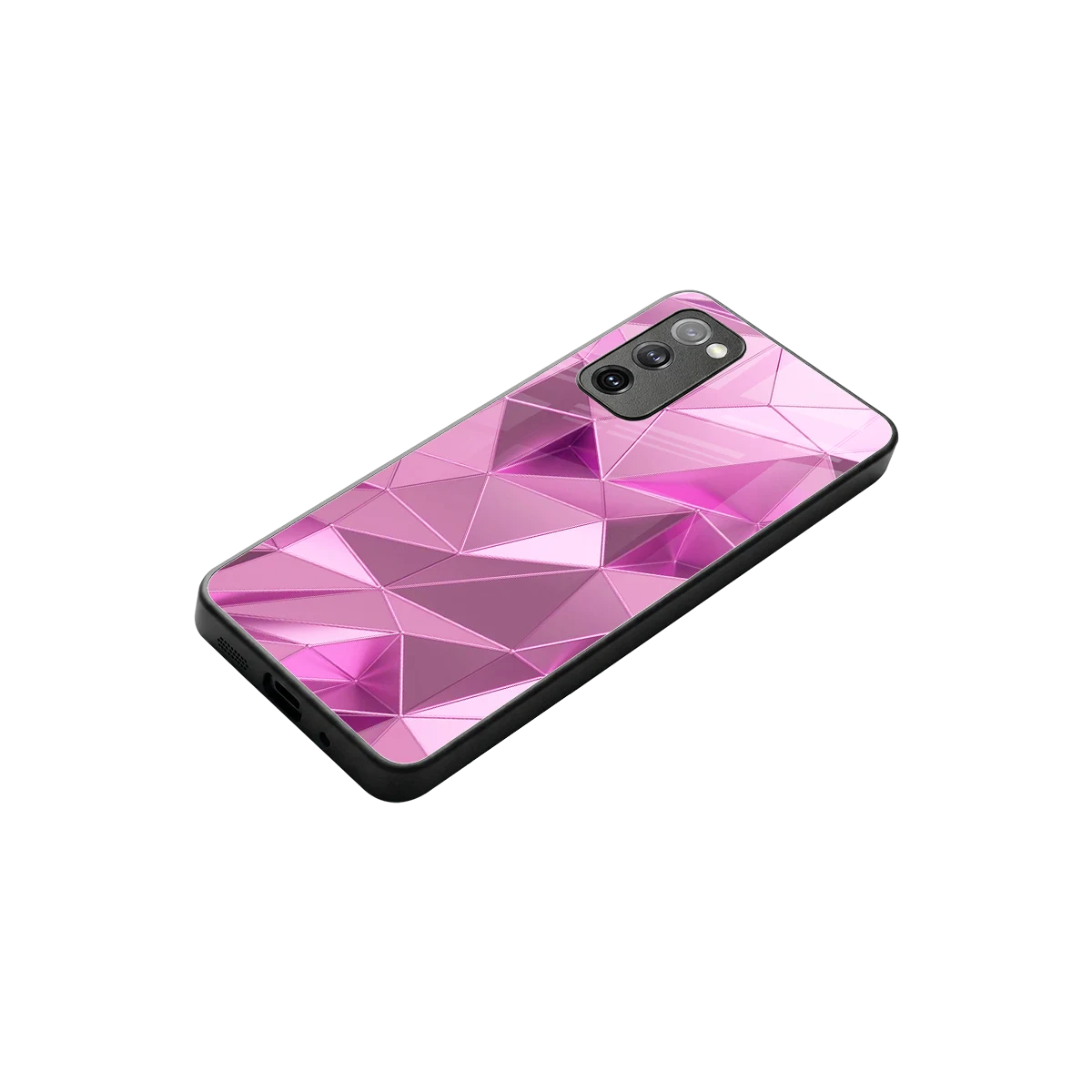 Blush Mosaic stylish phone case for samsung galaxy s20 fe | glossy glass and slim fit