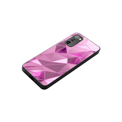 Blush Mosaic stylish phone case for samsung galaxy s20 fe | glossy glass and slim fit