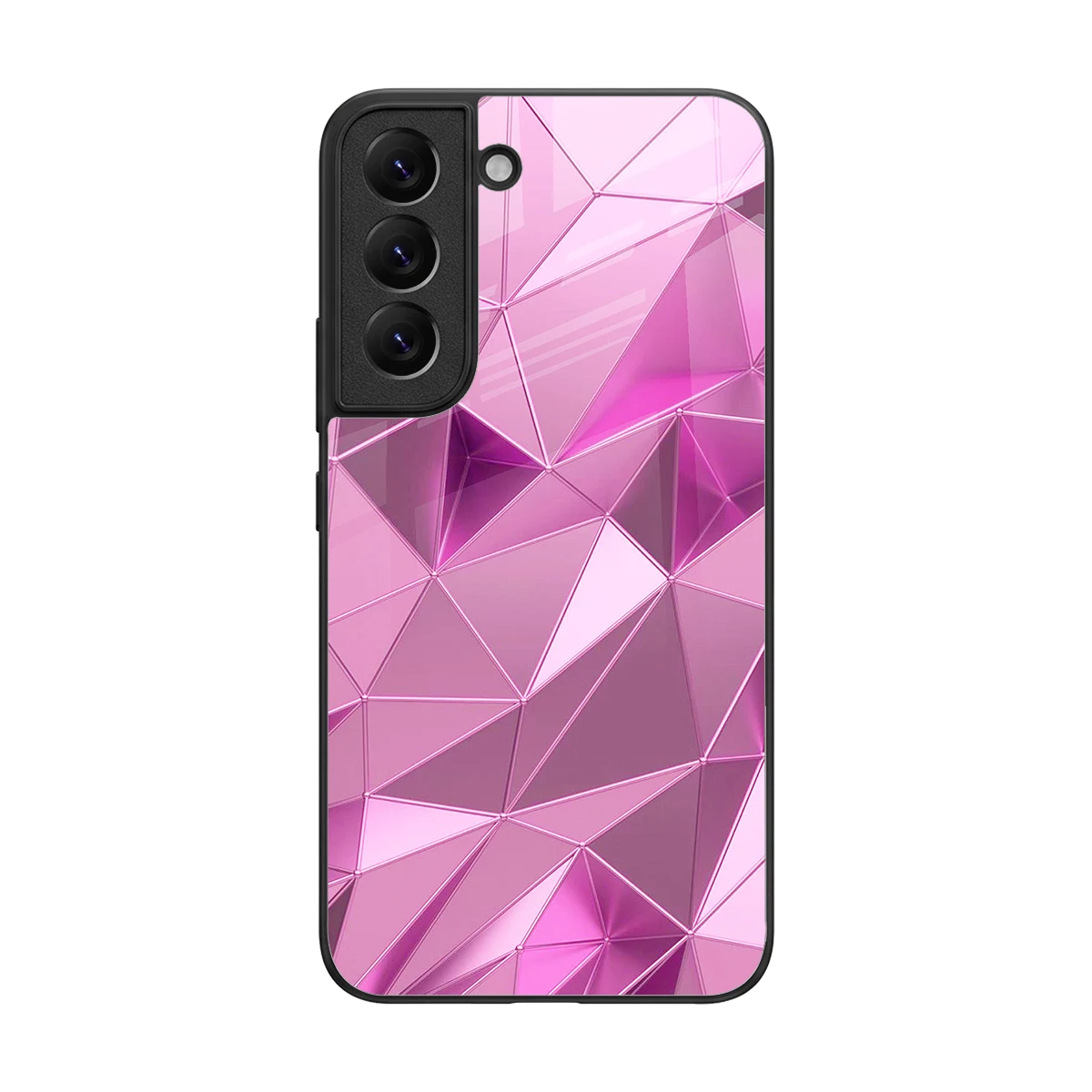 Blush Mosaic back phone cover | glass case for samsung galaxy s22