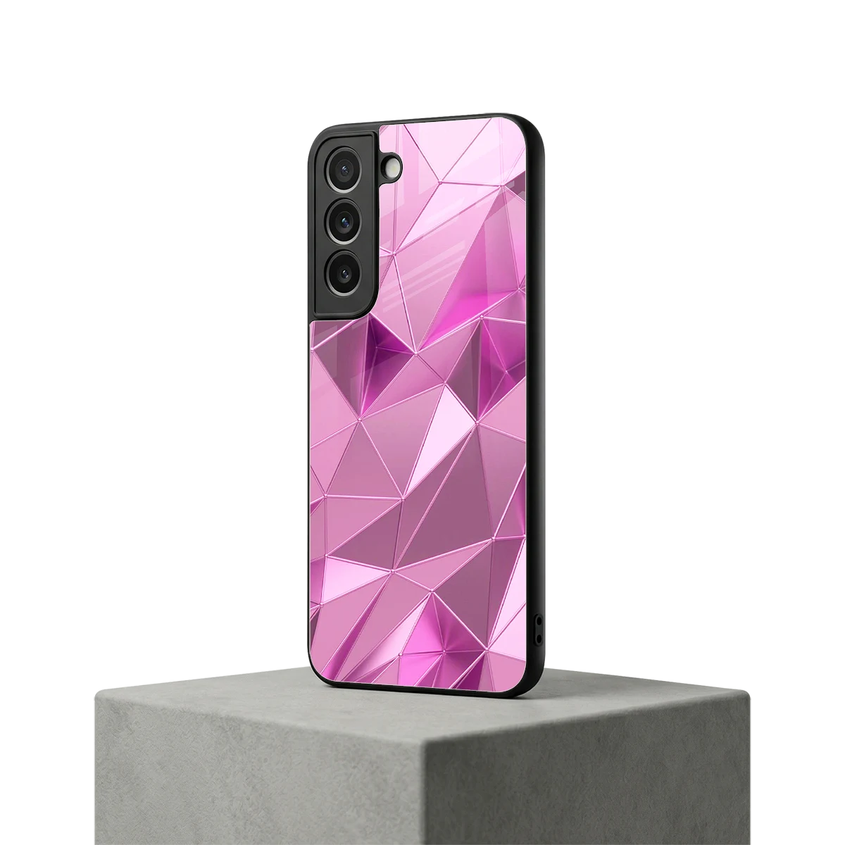 Blush Mosaic samsung galaxy s22 mobile cover | shockproof glass phone case