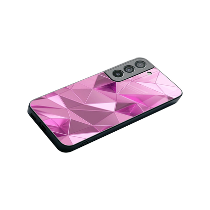 Blush Mosaic stylish phone case for samsung galaxy s22 | glossy glass and slim fit