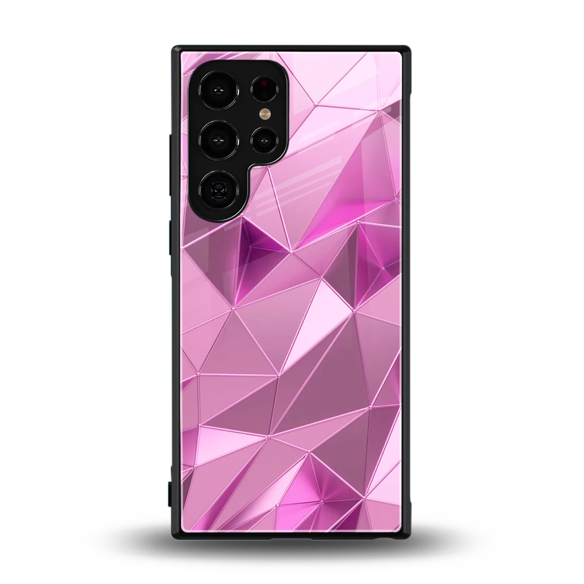 Blush Mosaic back phone cover | glass case for samsung galaxy s23 ultra