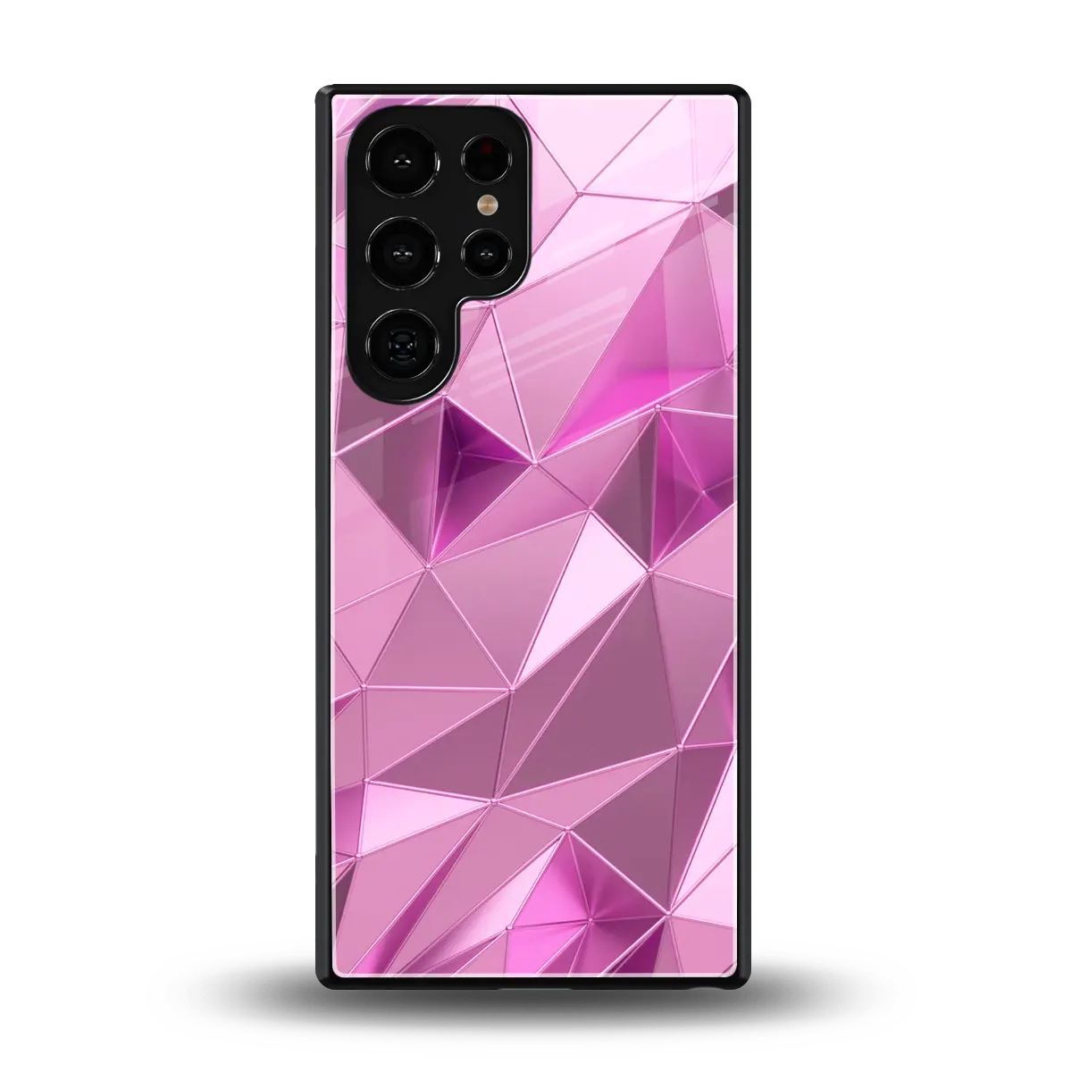 Blush Mosaic back phone cover | glass case for samsung galaxy s26 ultra