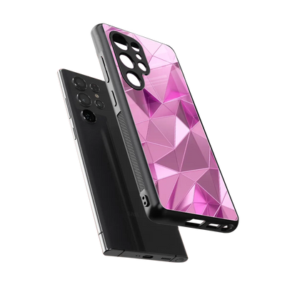 Blush Mosaic sleek samsung galaxy s26 ultra cover with tempered glass back and TPU edges
