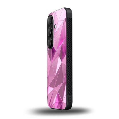 Blush Mosaic samsung galaxy s24 mobile cover | shockproof glass phone case