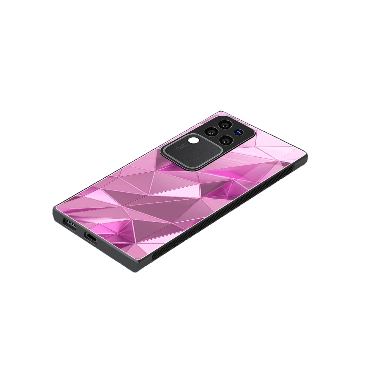 Blush Mosaic stylish phone case forvivo v30 pro | glossy glass and slim fit