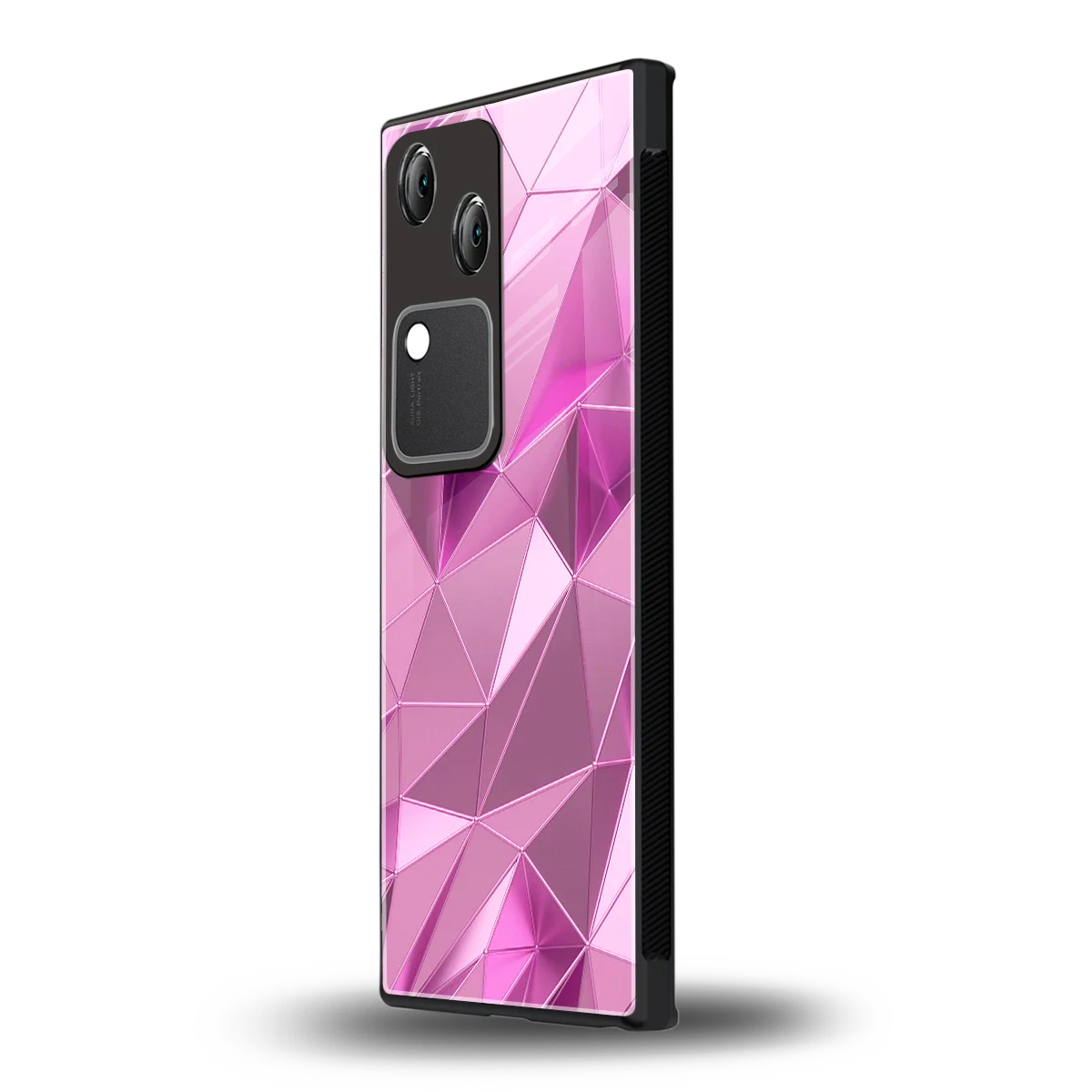 Blush Mosaic vivo v30 mobile cover | shockproof glass phone case