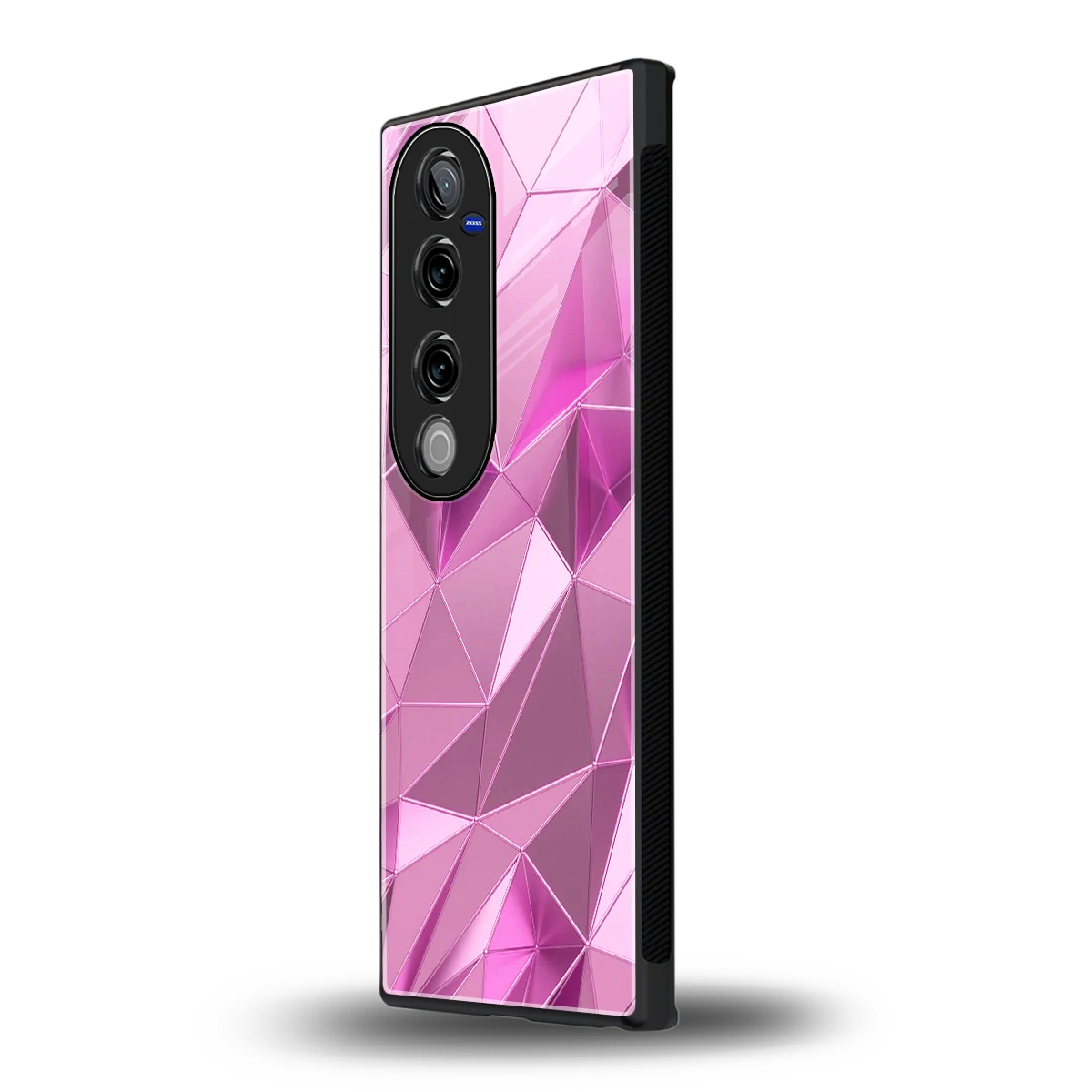 Blush Mosaic vivo v40 pro mobile cover | shockproof glass phone case