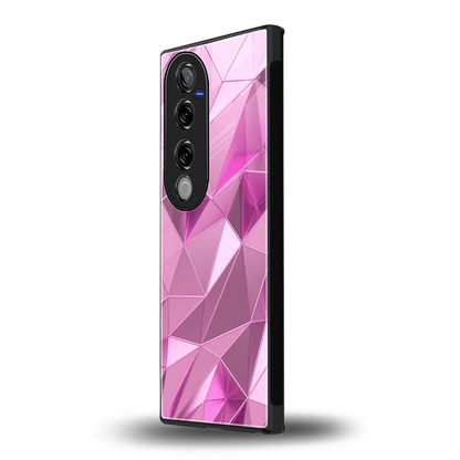 Blush Mosaic vivo v40 pro mobile cover | shockproof glass phone case