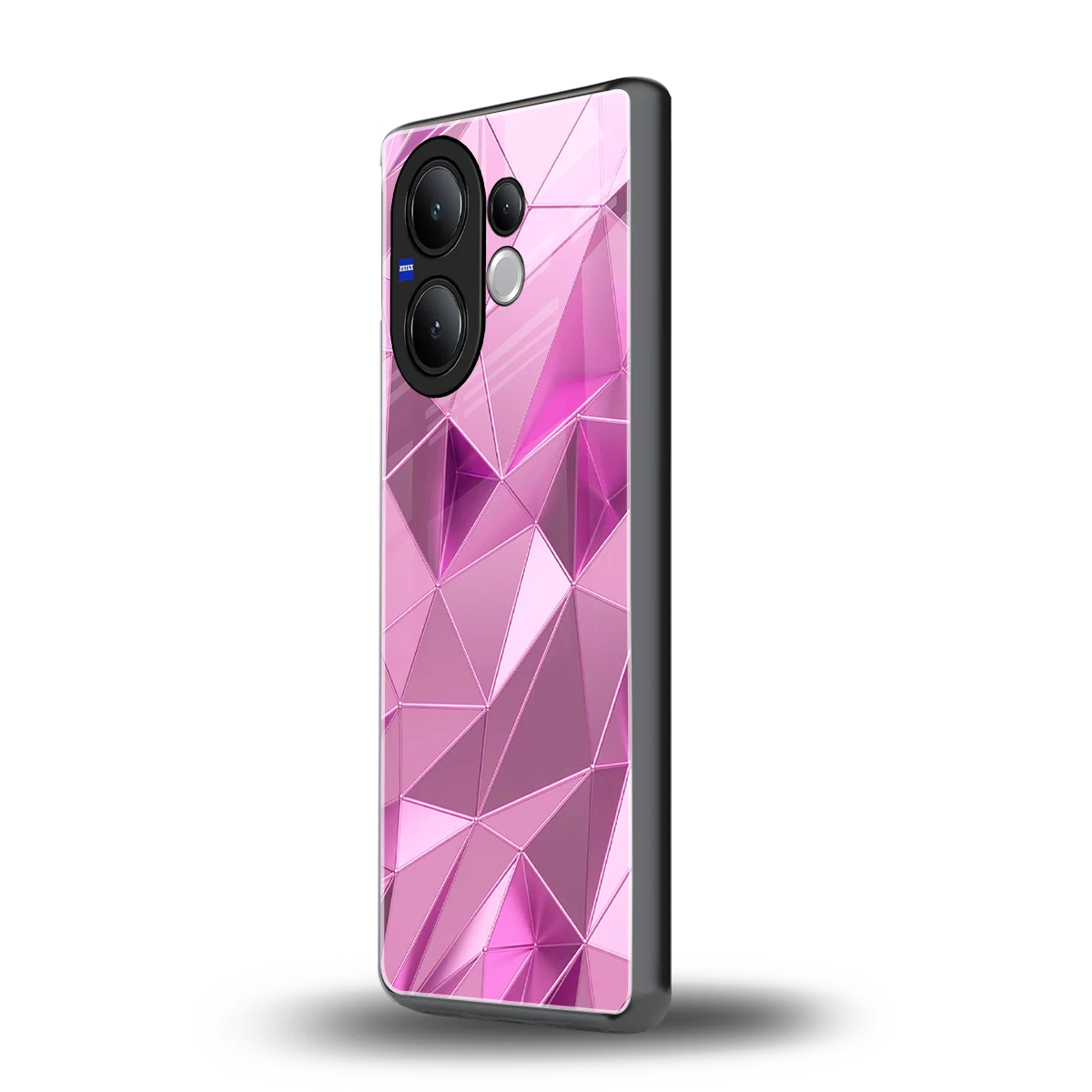 Blush Mosaic vivo v60 mobile cover | shockproof glass phone case
