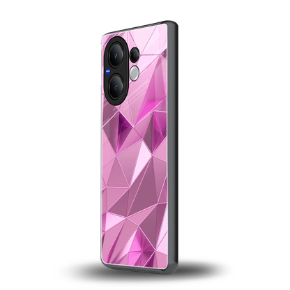 Blush Mosaic vivo v60 mobile cover | shockproof glass phone case