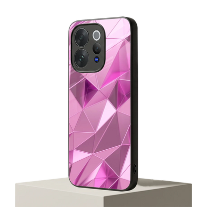 Blush Mosaic vivo v70 elite mobile cover | shockproof glass phone case