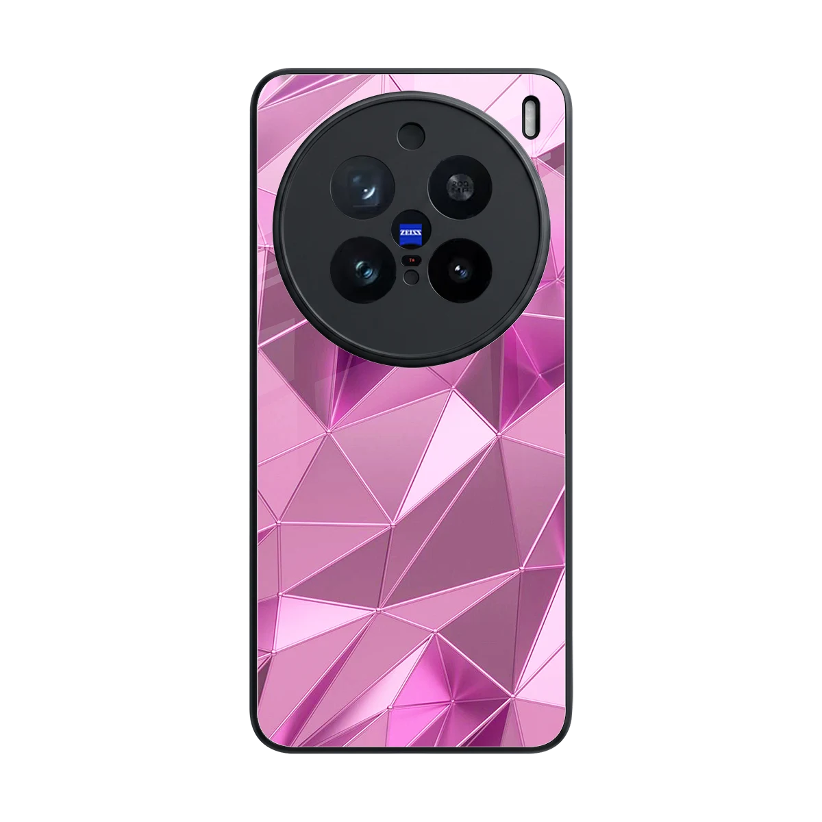 Blush Mosaic back phone cover | glass case for vivo x200 pro