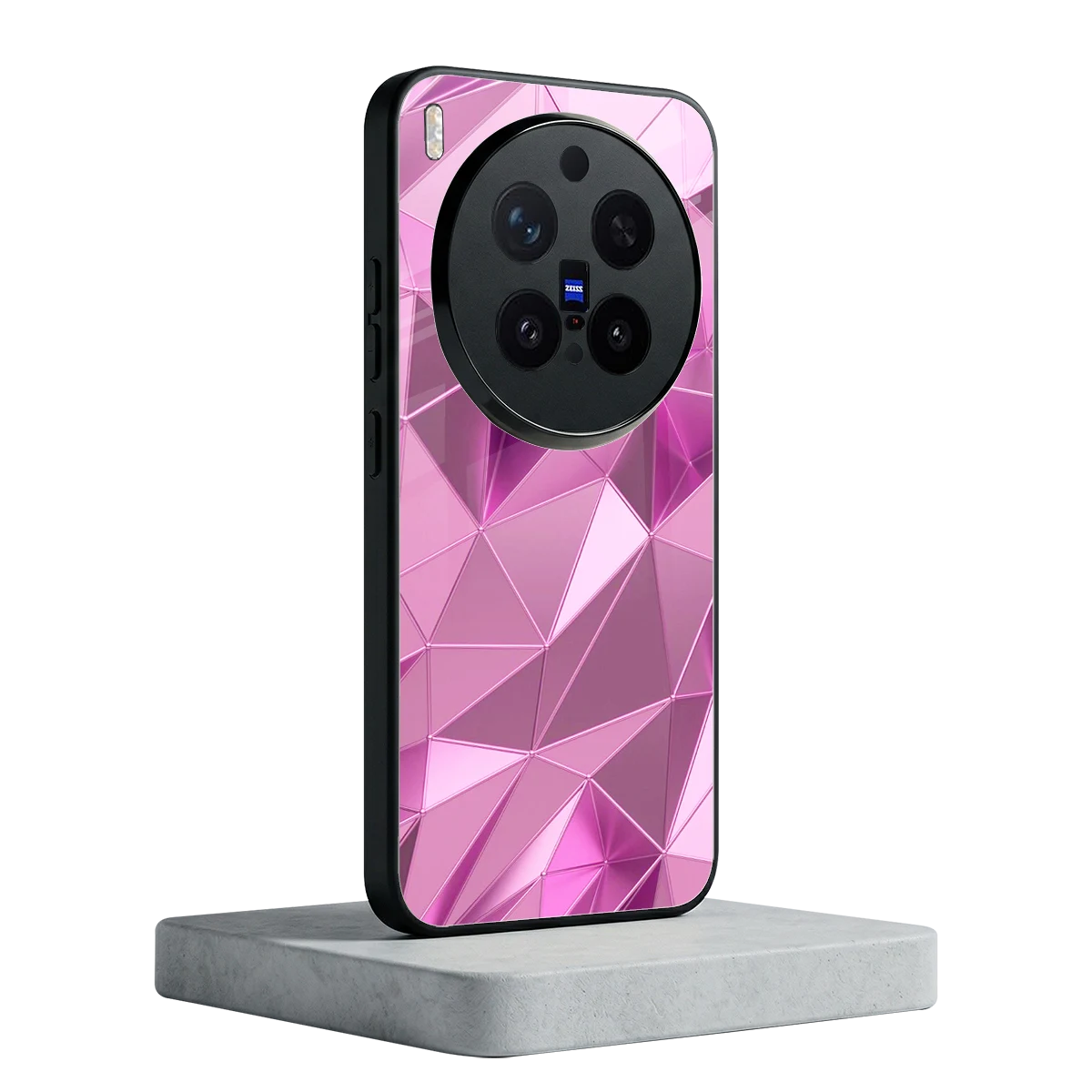 Blush Mosaic vivo x300 pro mobile cover | shockproof glass phone case