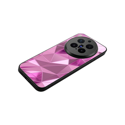 Blush Mosaic stylish phone case for vivo x300 pro | glossy glass and slim fit