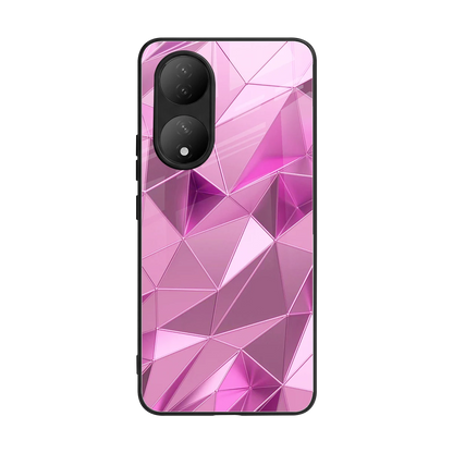 Blush Mosaic back phone cover | glass case for Vivo-y100