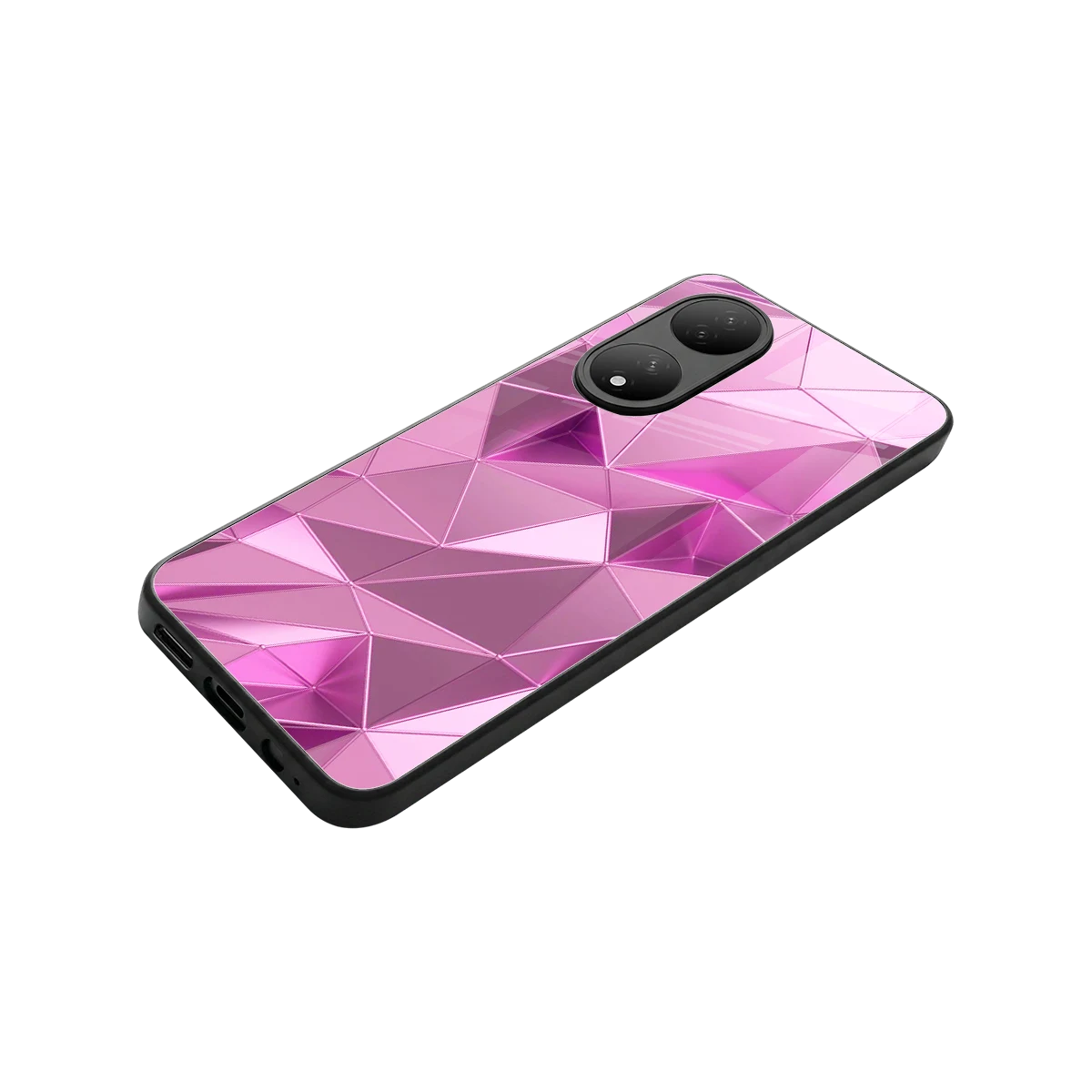 Blush Mosaic stylish phone case for Vivo-y100 | glossy glass and slim fit