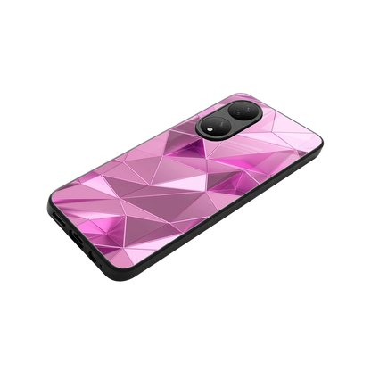 Blush Mosaic stylish phone case for Vivo-y100 | glossy glass and slim fit