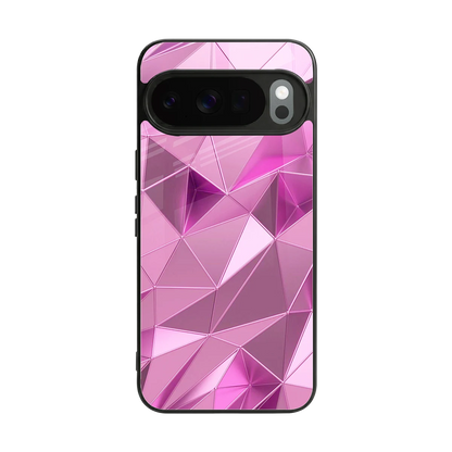 Blush Mosaic back phone cover | glass case for google pixel 10 pro