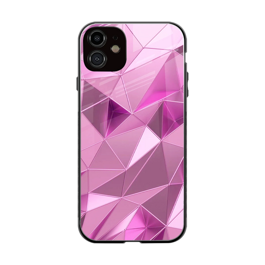 Blush Mosaic back phone cover | glass case for iphone 12