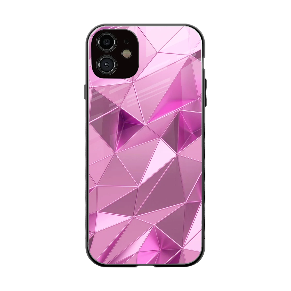 Blush Mosaic back phone cover | glass case for iphone 11
