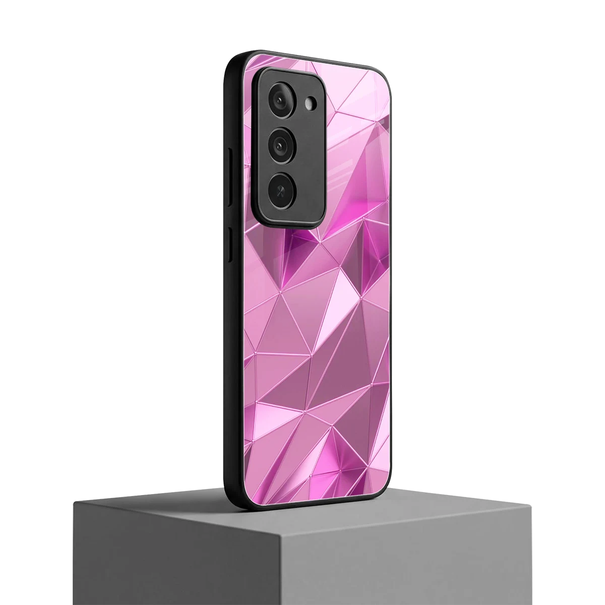 Blush Mosaic redmi 15 5g mobile cover | shockproof glass phone case