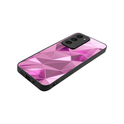 Blush Mosaic stylish phone case for redmi 15 5g | glossy glass and slim fit