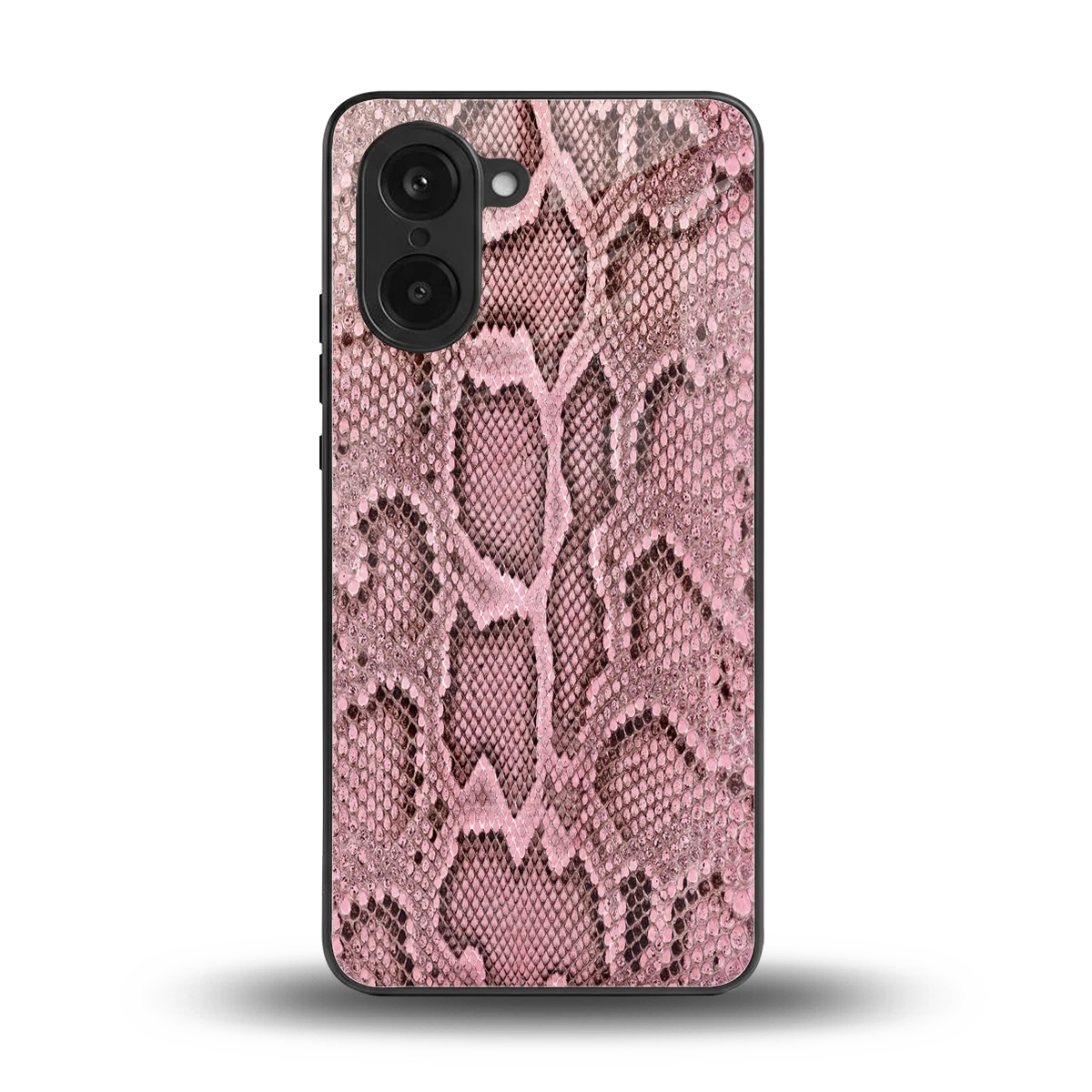 Blush Snake back phone cover | glass case for oneplus nord ce5 5g