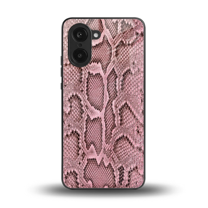 Blush Snake back phone cover | glass case for oneplus nord ce5 5g
