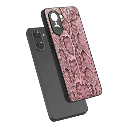 Blush Snake sleek oneplus nord ce5 5g cover with tempered glass back and TPU edges