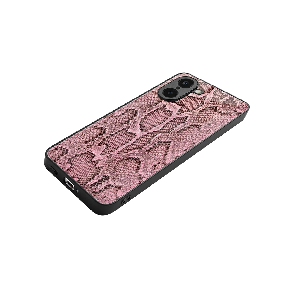 Blush Snake stylish phone case for oneplus nord ce5 5g | glossy glass and slim fit