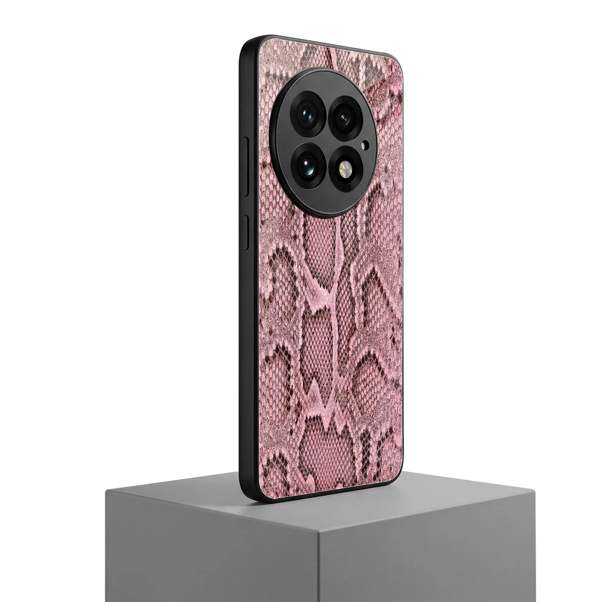 Blush Snake oneplus 13 mobile cover | shockproof glass phone case
